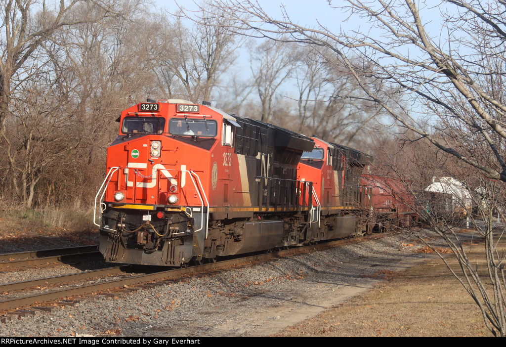 Early Morning Westbound Train